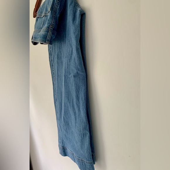 Fitted wide leg jeans pale blue - Picture 6 of 12